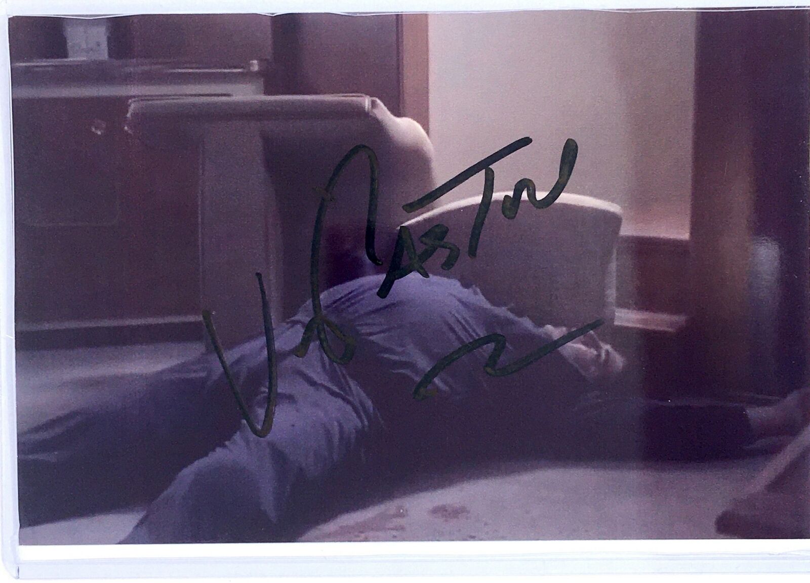 Vincent Pastore Signed 4x6 Photo Poster painting The Sopranos Big Pussy Actor Autograph Auto