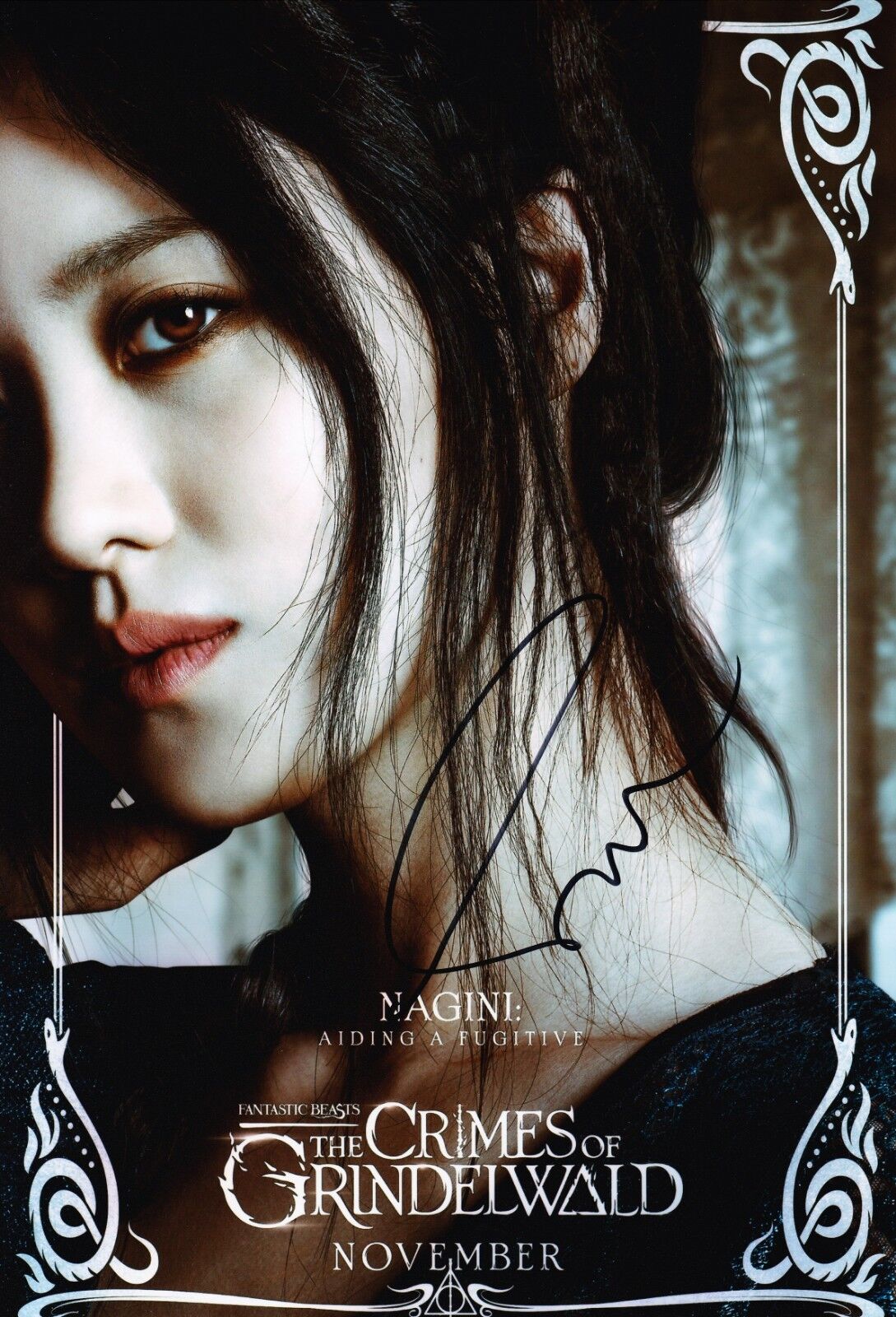 Claudia Kim Signed 12X8 Photo Poster painting FANTASTIC BEASTS AFTAL COA (5277)