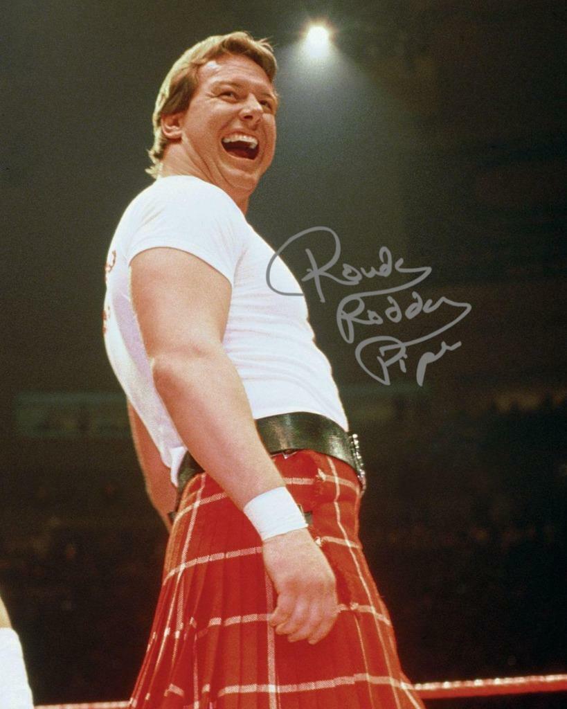 Rowdy Roddy Piper SIGNED AUTOGRAPHED 10 X 8