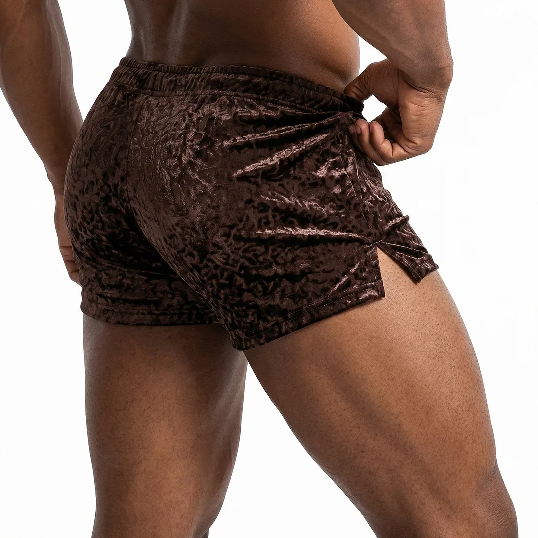 Men's Basic Casual Shorts, Home Casual Velvet Shorts, Sexy Shorts-INSPIREUSE