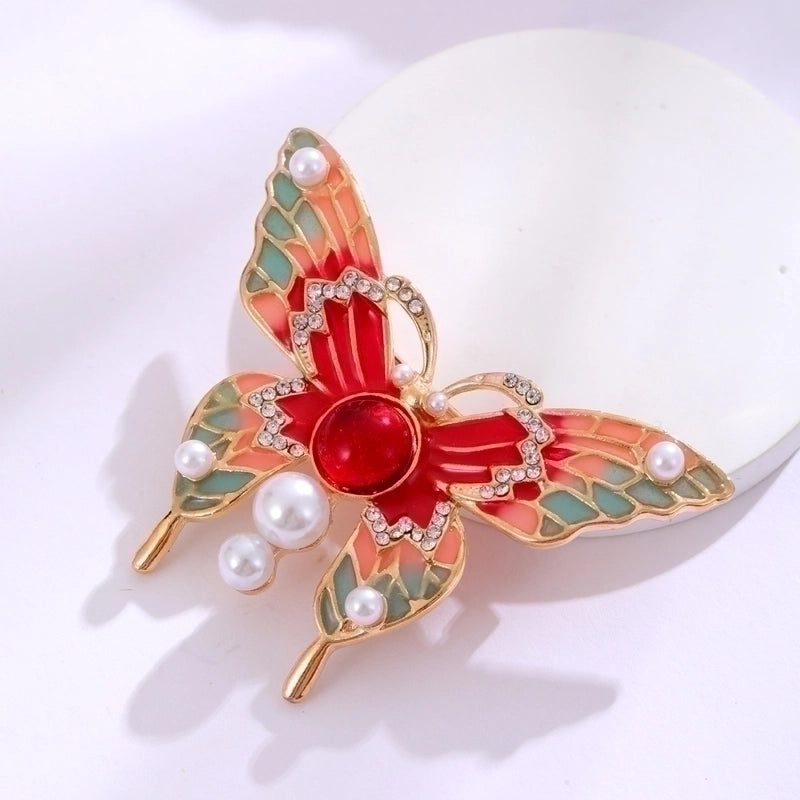 Minimalist Animal Alloy Inlay Rhinestones Women’s Brooches