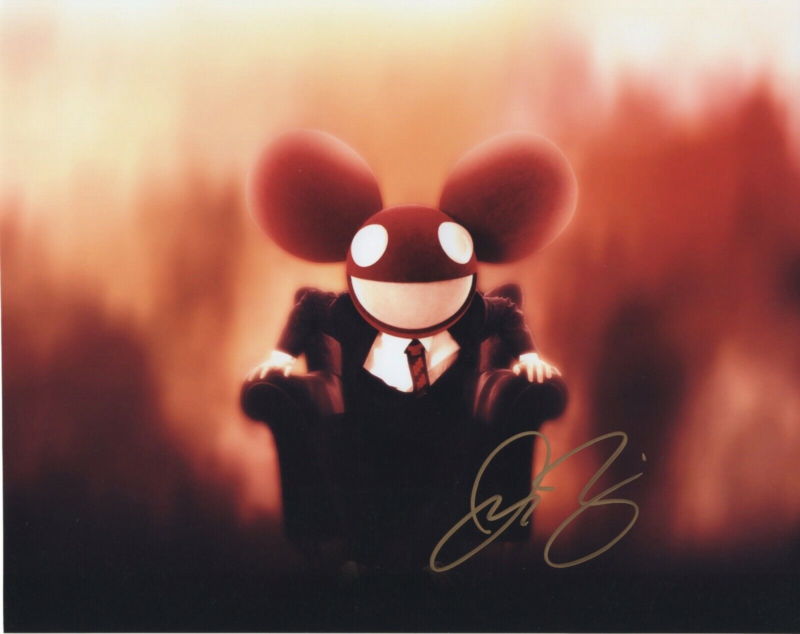 DEADMAU5 SIGNED AUTOGRAPH EDM DANCE ELECTRO HOUSE MUSIC 8X10 Photo Poster painting PROOF #4