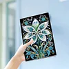(US Local)Flower Special Shaped Diamond Painting Journal Notebook for Adults Students