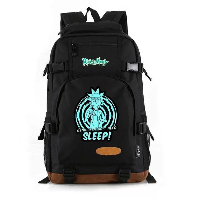Mayoulove Anime Rick and Morty #1 School Bookbag Travel Backpack Bags-Mayoulove