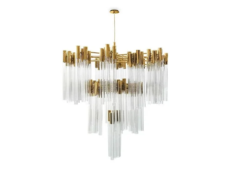 Eminence Tubular Glass Chandelier Vjlight