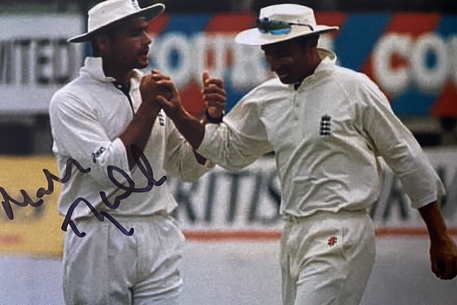 Mark Ramprakash Genuine Hand Signed England 6X4 Cricket Photo Poster painting