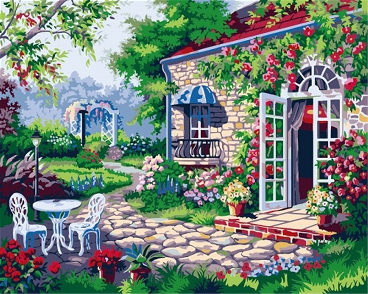DIY Painting By Numbers Dream home