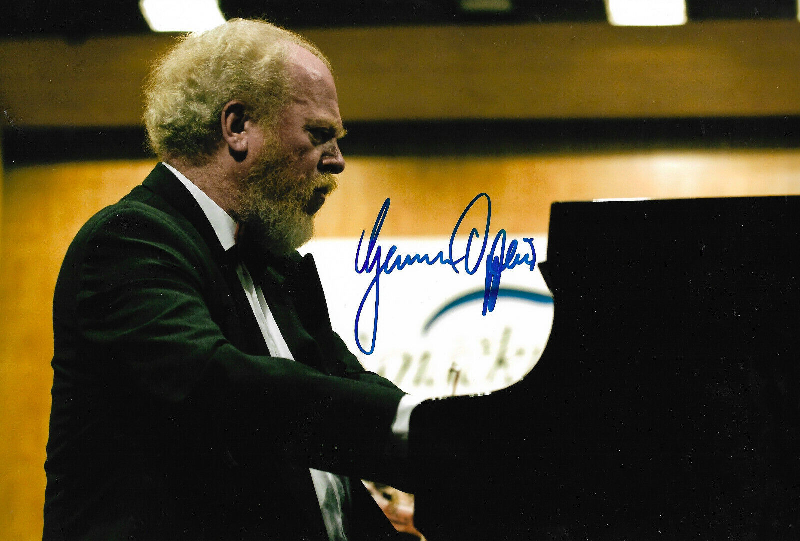 Gerhard Oppitz Pianist signed 8x12 inch Photo Poster painting autograph