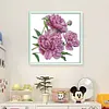 Peony-14CT Stamped Cross Stitch 31*30cm/12.2*11.81in tapestrymarket