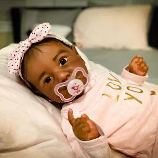  [Kids Gift Idea Sale] Black Silicone 20'' Truly Erma Reborn Toddlers Baby Doll Girl - Reborndollsshop®-Reborndollsshop®