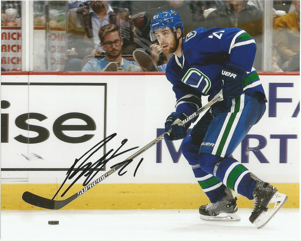 Vancouver Canucks Brandon Sutter Autographed Signed 8x10 NHL Photo Poster painting COA M