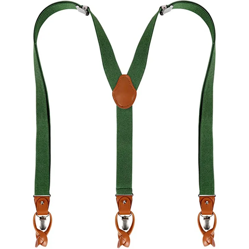 Retro Adjustable Stretch Suspenders-inspireuse