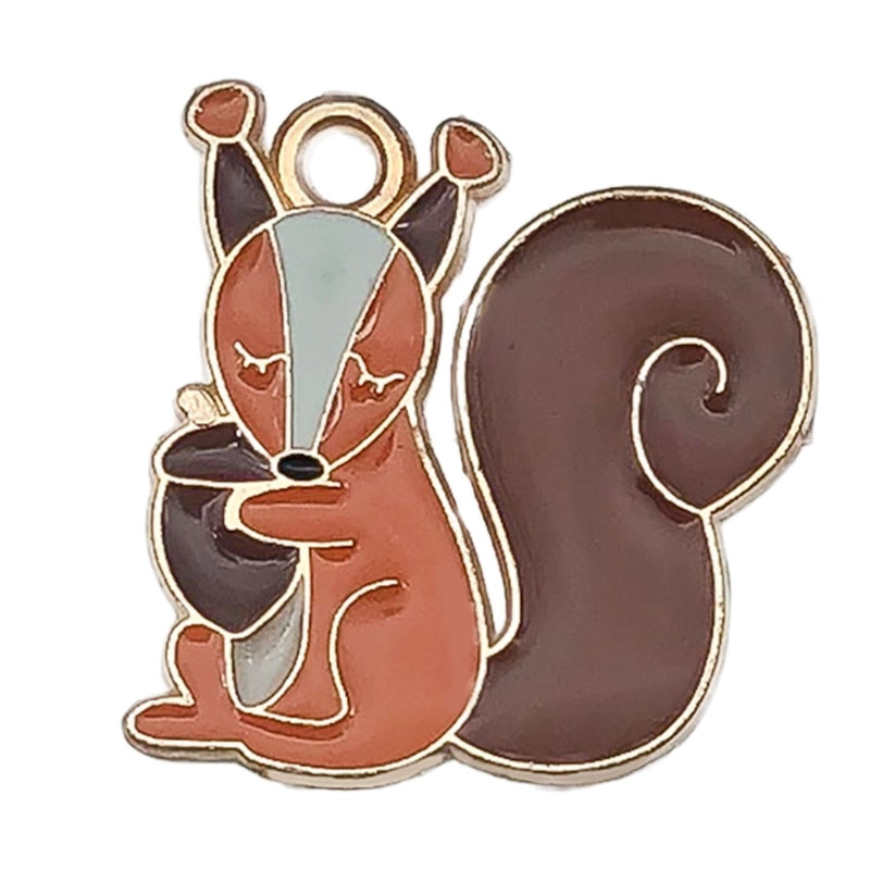 20 PCS/Package 19x18mm 19x22mm 23x14mm Alloy Animal Pumpkin Mushroom Pendant Jewelry Accessories