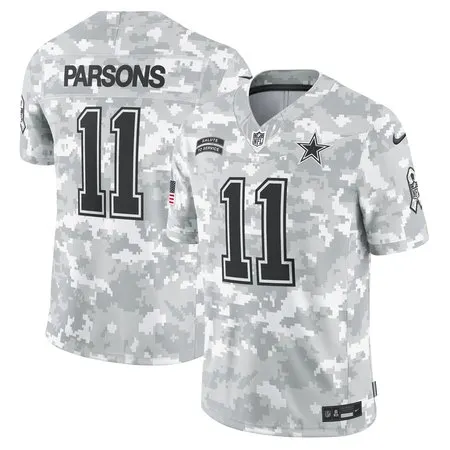 Men's Dallas Cowboys Micah Parsons  Arctic Camo 2024 Salute to Service Limited Jersey