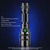 LED Flashlight 5 Modes Rechargeable Flashlight Waterproof Outdoor Portable Torch