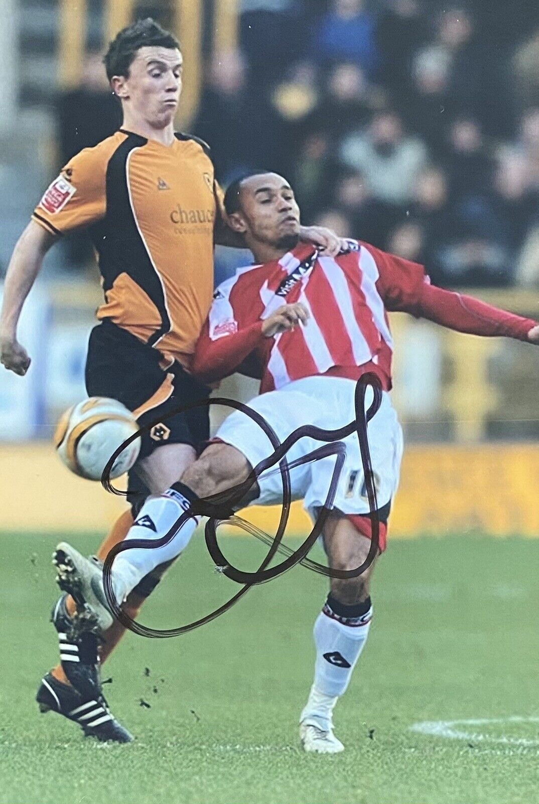 Danny Webber Genuine Hand Signed Sheffield United 6X4 Photo Poster painting 13