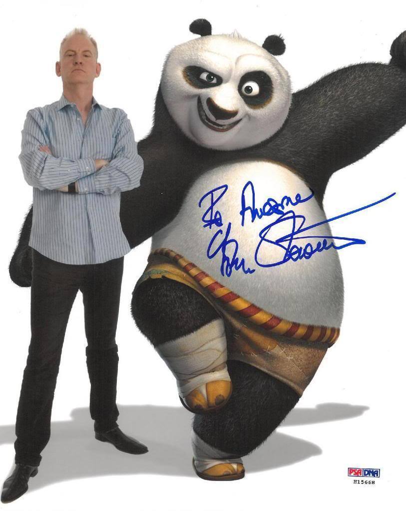 John Stevenson Signed Kung Fu Panda Authentic 8x10 Photo Poster painting (PSA/DNA) #H15668