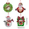 >SALE<Christmas Photo Frame 4PCS Photo Frame Hanging Diamond Painting Xmas Photo Frame