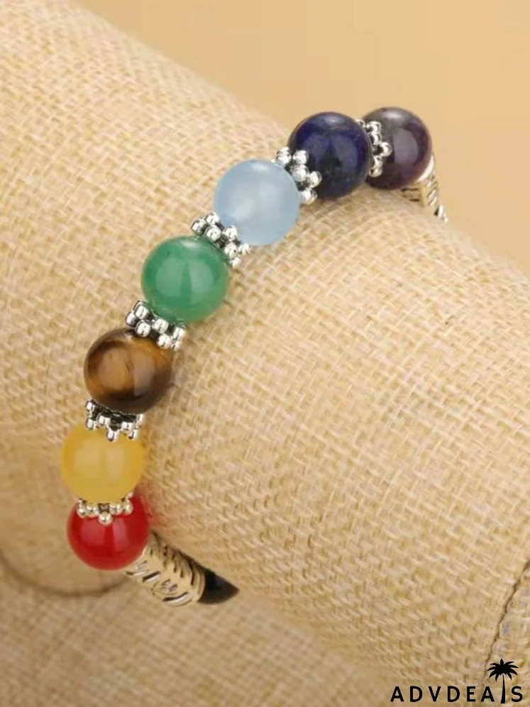 Heart Charm Beaded Bracelet