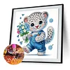 Flower Kitten - Crystal Rhinestone Diamond Painting