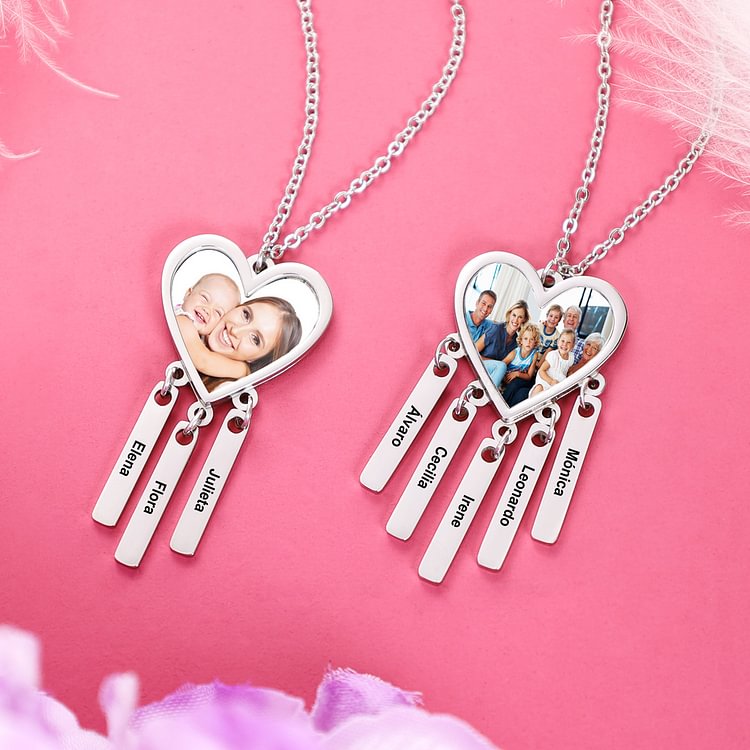 Foto personalizada Atrapasueños Collar atrapasueños 5 nombres