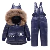 Hooded Kid Baby Girl Boy Winter Down Sets 2 Pcs