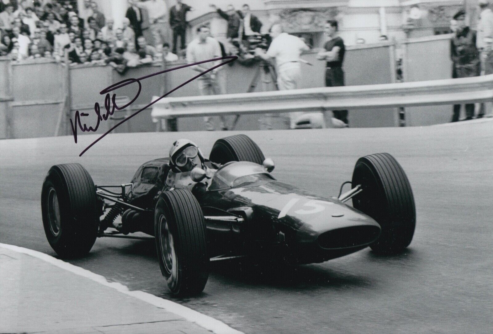 Richard Attwood Hand Signed 12x8 Photo Poster painting Formula 1 Autograph 3