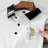 Men's New Business Cotton Fashion Embroidered Polo Shirt