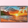 Sunset At Sea-16CT Stamped Cross Stitch Egyptian Cotton 55*36cm/21.65*14.17in