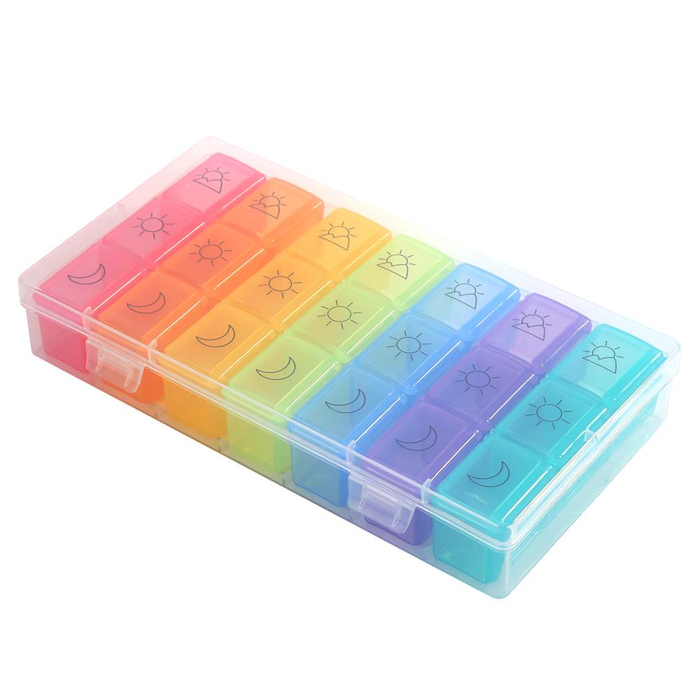 

21 Grid 7 Days Weekly Pill Case, 501 Original