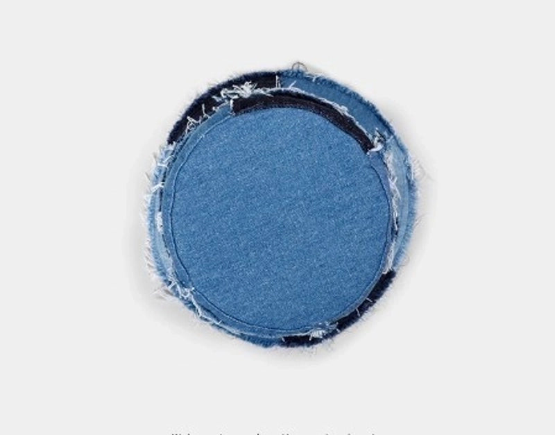 Unisex Minimalist Color Block Big Eaves Bucket Hat