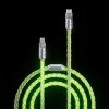 Purely Hand-Made Customized RGB Luminous Data Cable Adapted To Apple Car Fast Charging Cable 30Wmfi Charger Cable Atmosphere Light