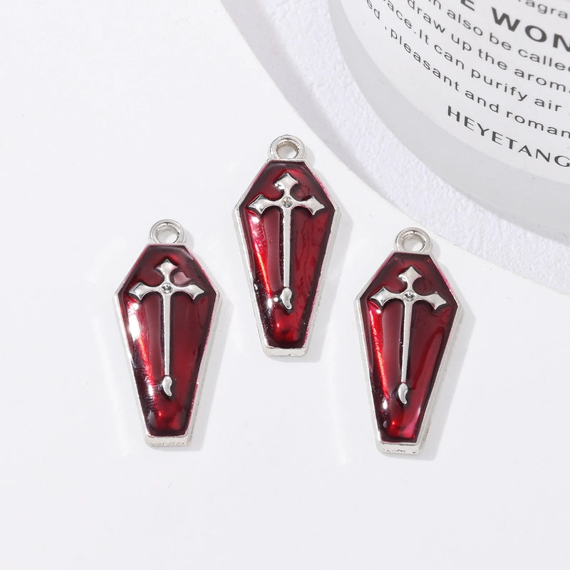 3 PCS/Package 11 * 25mm Hole Under 1mm Alloy Cross Pendant
