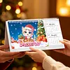 Small Animals Diamond Art Monthly Flip Tabletop Calendar January 2027 - December 2028 Small Desktop Calendar Planner 24 Months for Living Room Bedroom Office Desk Gift Giving