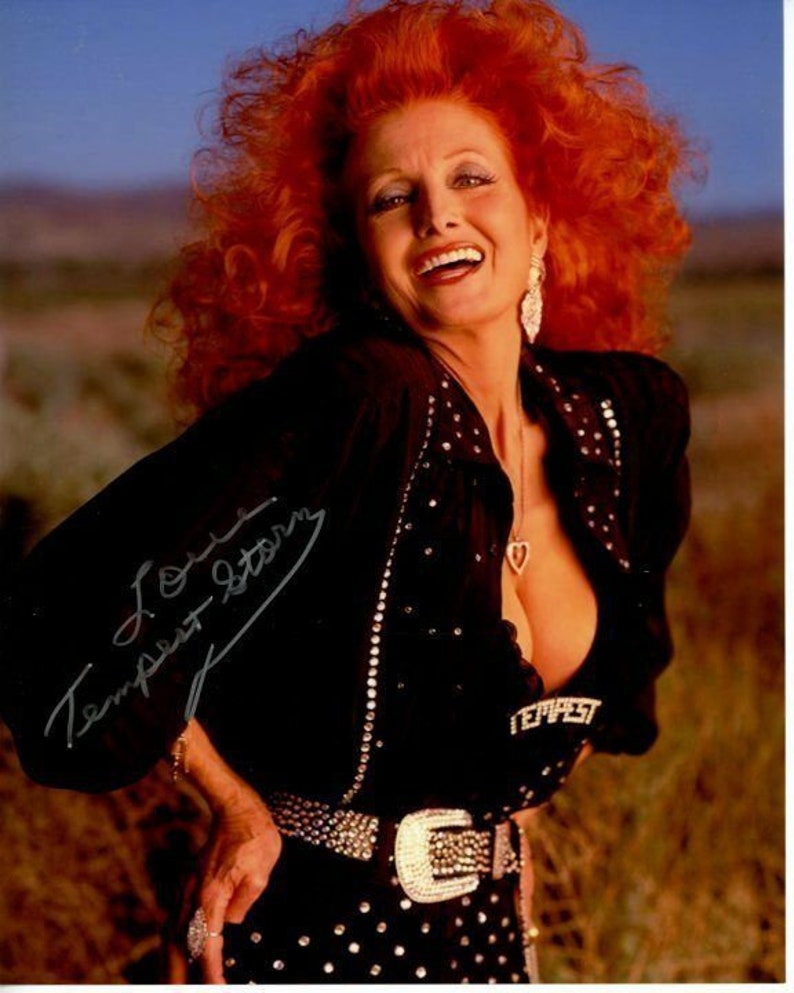 Tempest storm signed autographed Photo Poster painting