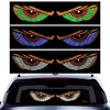 2Pcs LED Car Evil Eyes Warning Lamp USB Car Decoration Devil Eye Light for Truck