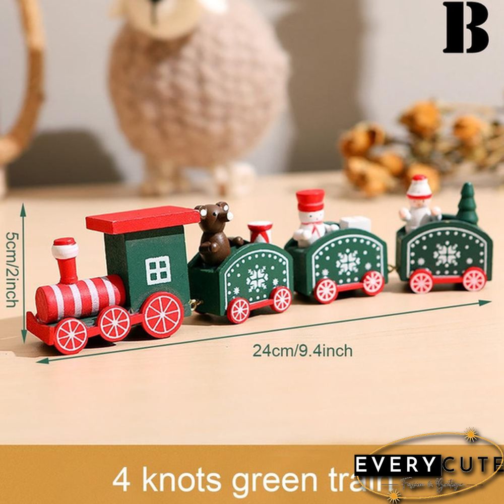 Christmas Wooden Little Train Merry Christmas Decoration For Home Christmas Ornaments New Year Gifts Xmas Decor Navidad Noel