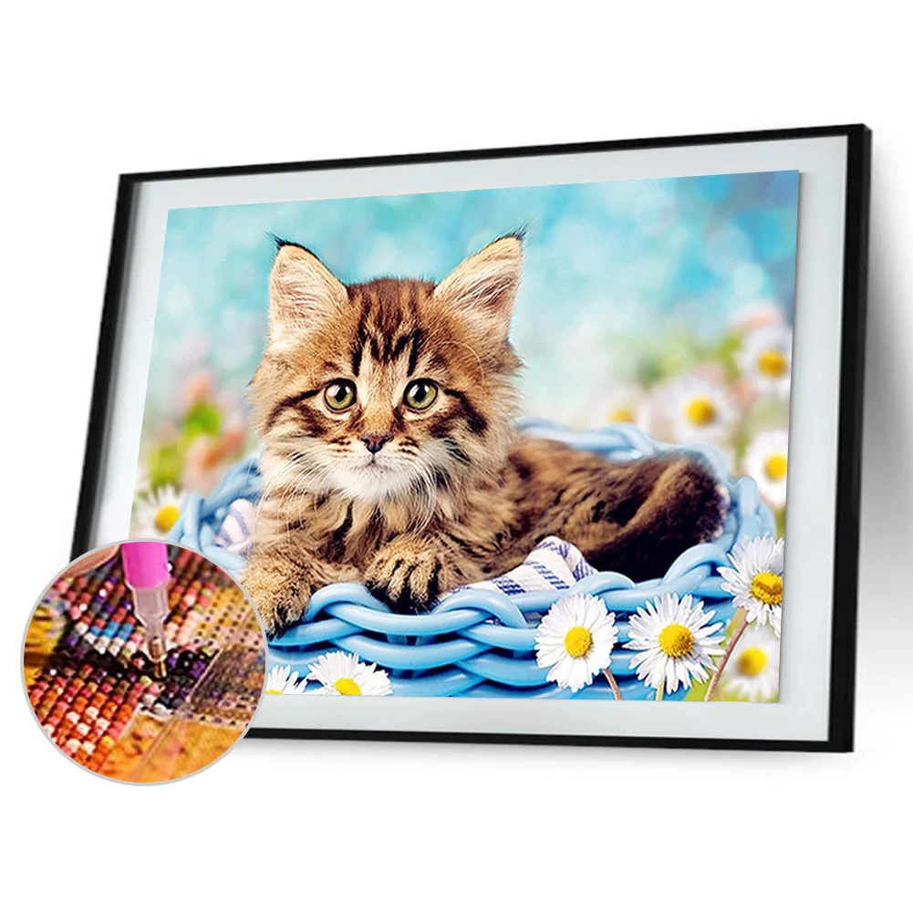 Diamond Painting - Full Square Drill - Cat(20*30 - 50*70cm)