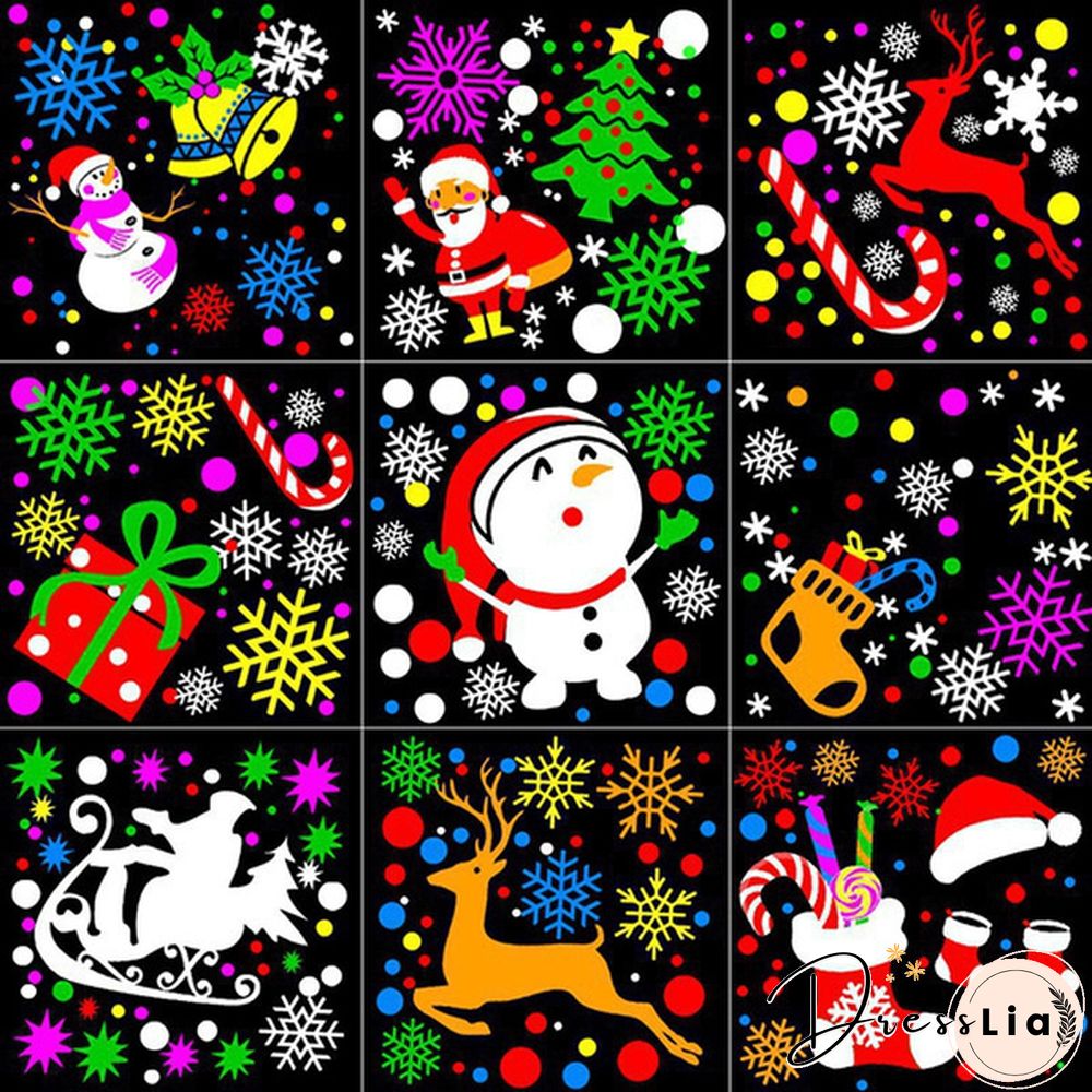 17 Patterns Outdoor Indoor Christmas Projector Lights Holiday Decorations Led Projection lamp Waterproof Xmas Decor snowflake laser light Snow Light Halloween Christmas Party Garden Decor