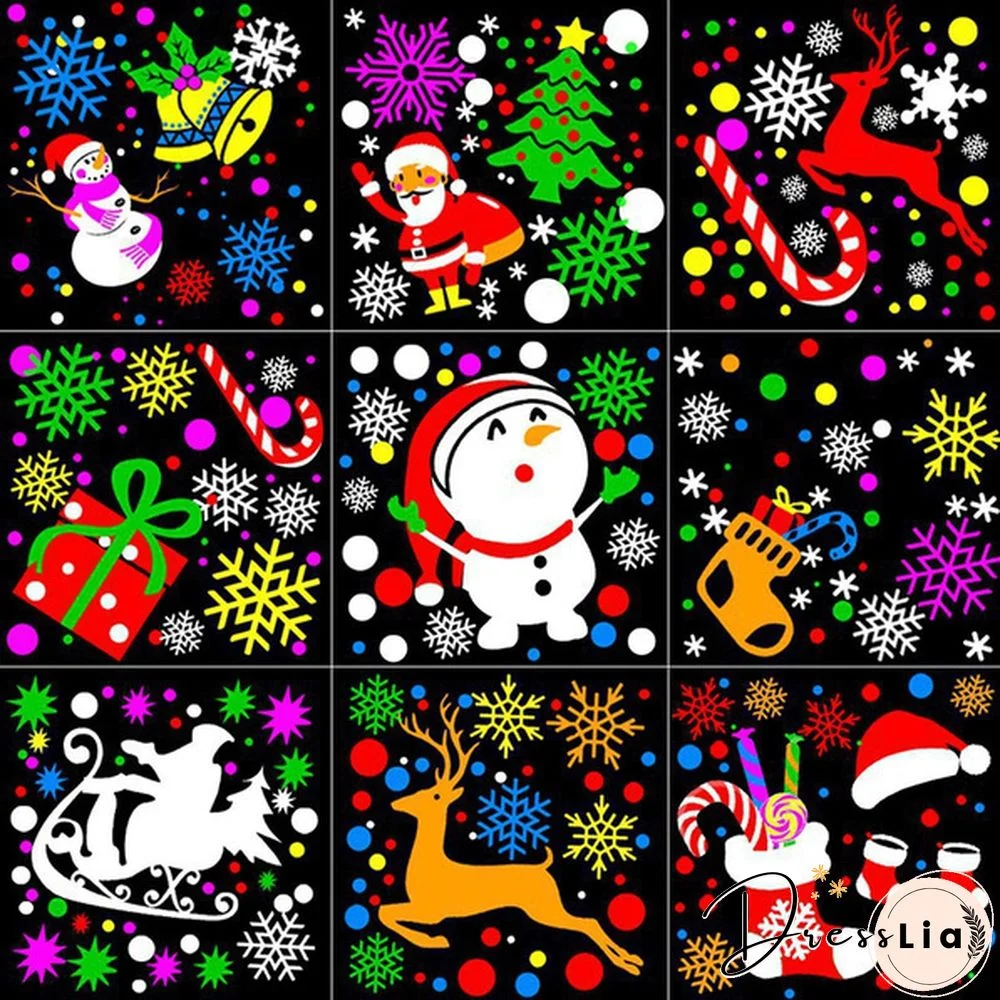 17 Patterns Outdoor Indoor Christmas Projector Lights Holiday Decorations Led Projection lamp Waterproof Xmas Decor snowflake laser light Snow Light Halloween Christmas Party Garden Decor