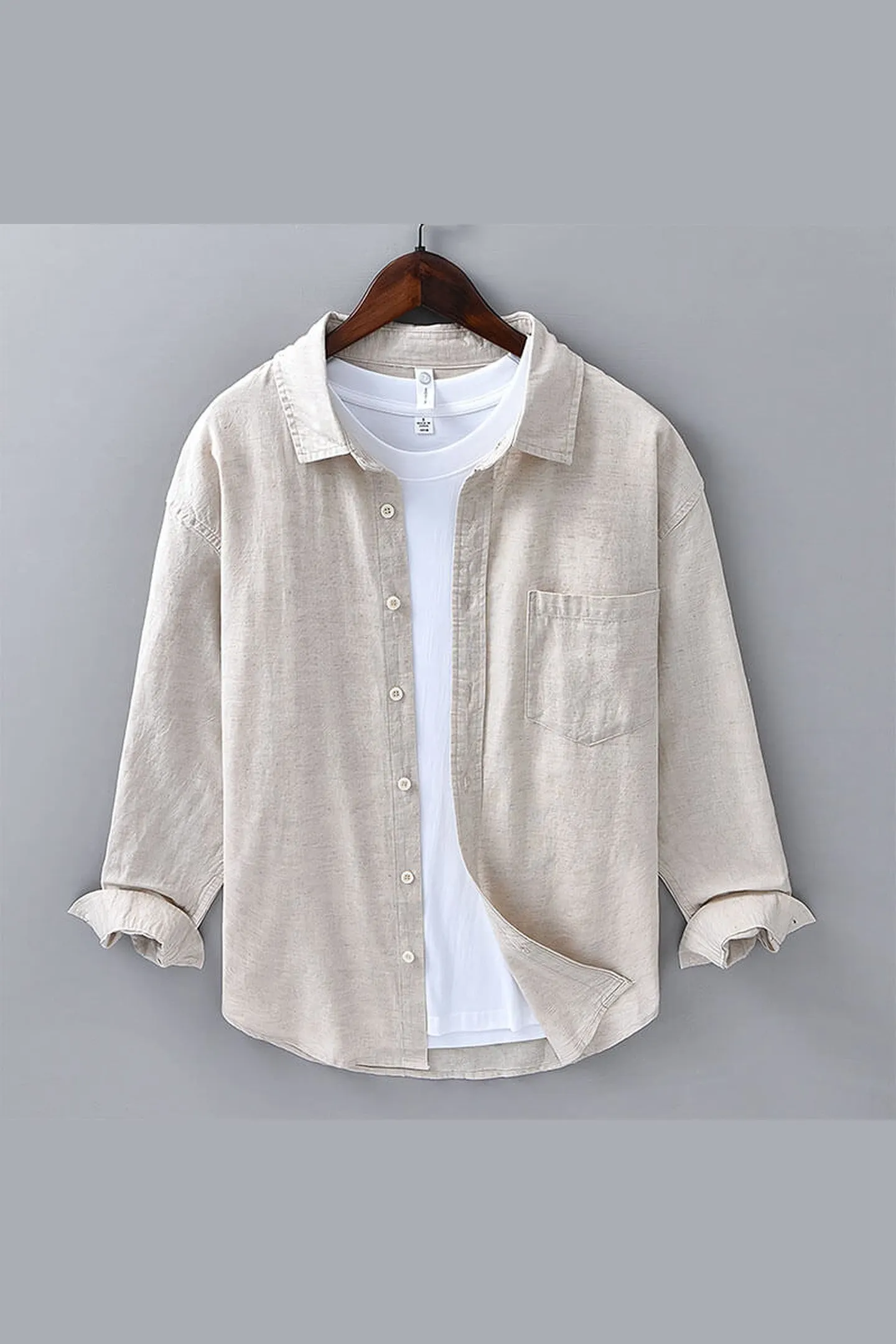 Men's Breathable Coastal Shirt &ndash; Tailored Fit Smart-Casual Summer