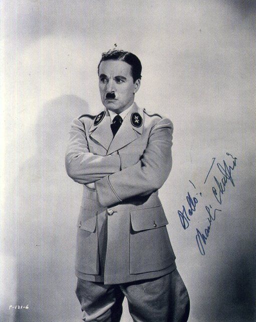 CHARLIE CHAPLIN Autographed Photo Poster paintinggraph - Silent Film Star Comedy Actor preprint