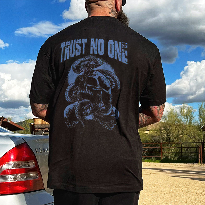Livereid Trust No One Printed Men's T-shirt - Livereid