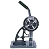 [US Local Warehouse] Semi Automatic Tarpaulin Eyelet Press with 5000Pcs Metal Eyelets 10mm Hand Press Eyelet Grommet Machine for Fabric Leather Banners DIY Projects