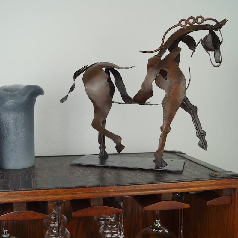 🎁LAST DAY 50%OFF -🐴Handmade Metal Horse Sculpture