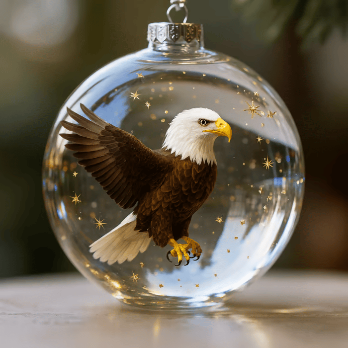 2026 Wildlife Wonders Collection Crystal Glass Ornament(3D)