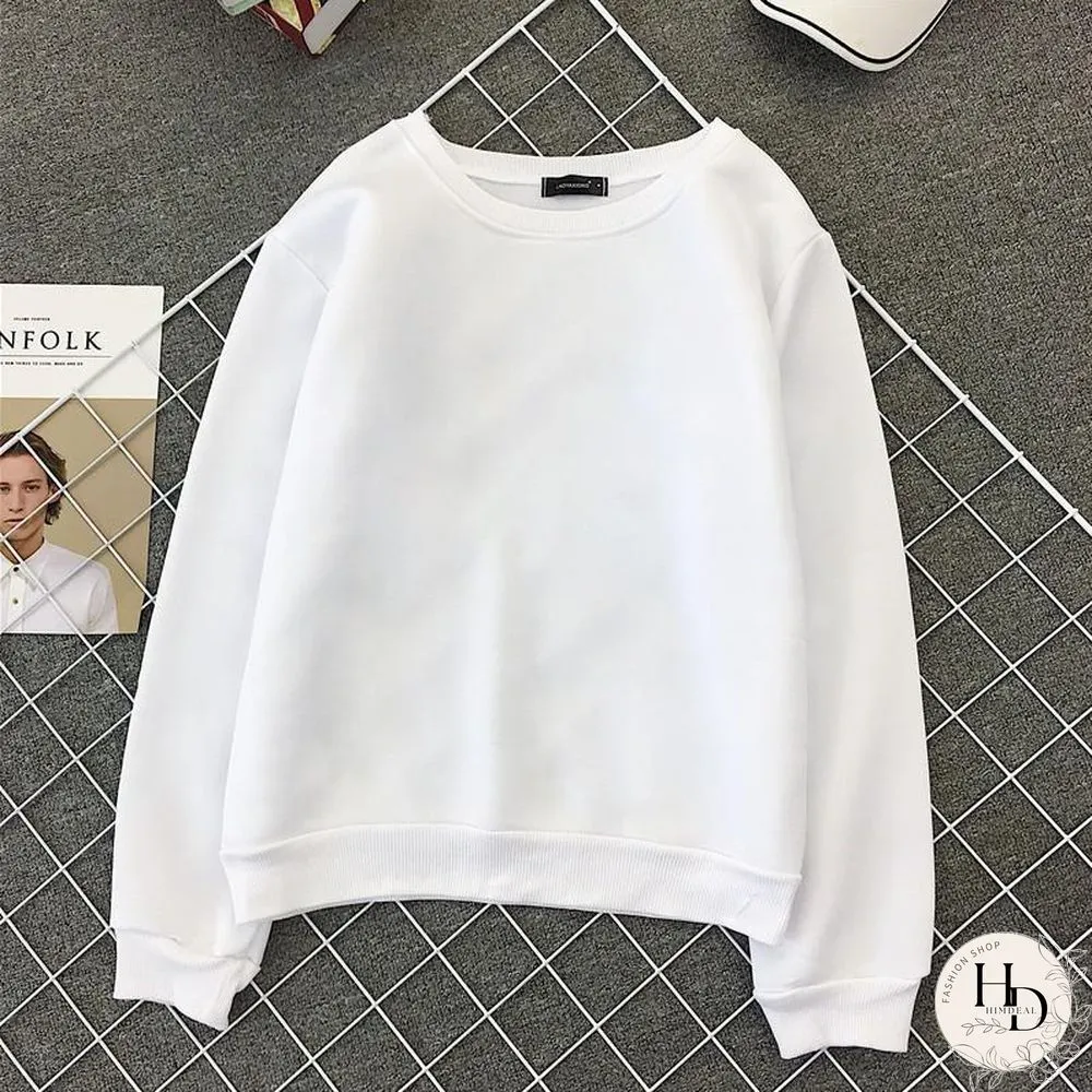 French Vintage Full Sleeve Sweatshirt Streetwear New Trendy Loose Fake Two Pullover 90S