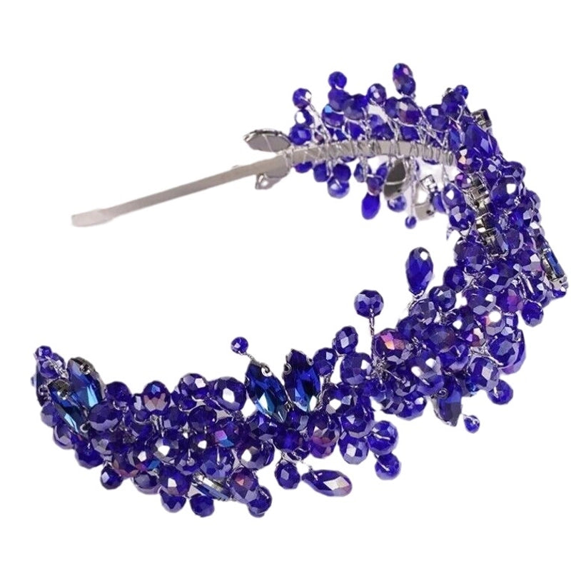 Women’s Elegant Streetwear Geometric Crystal Hair Band