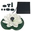 Lotus Shape Pond Decoration 2.5W Solar Powered Fountain Pump Bird Bath Fountains