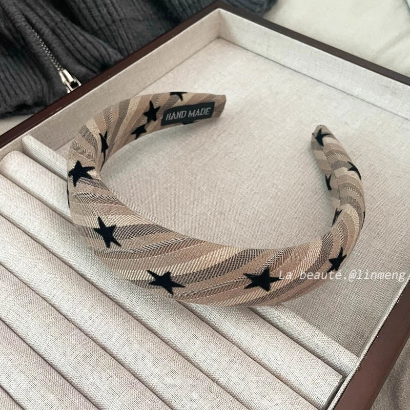 Elegant Retro Solid Color Cloth Hair Band